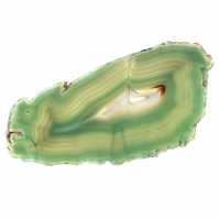 Lámina de ágata verde de Brasil – Piedra natural teñida