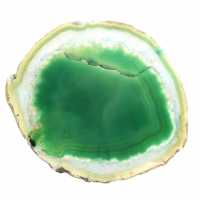 Lámina de ágata verde – Colección Mineral Brasil 210 g
