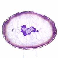 Lámina de ágata púrpura - Origen: Brasil