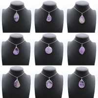 Colgante de amatista - Joyería mineral pura
