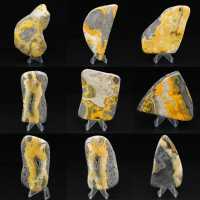 Piedra natural de jaspe abejorro, ejemplar compacto