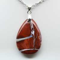 Ejemplar de jaspe rojo de Madagascar