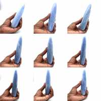 Palo de calcita azul