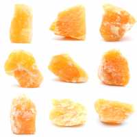 Calcita naranja de méxico