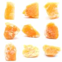 Calcita naranja de méxico
