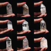 Prisma de cuarzo con inclusión Prisma de cuarzo con inclusión