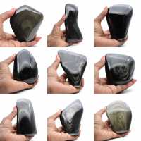 Obsidiana dorada de forma libre