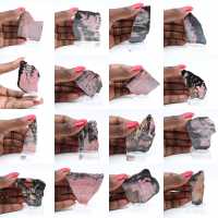 Rebanada de rodonita pulida calidad para decoración