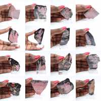 Rebanada de rodonita pulida calidad para decoración