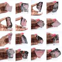 Rebanada de rodonita pulida calidad para decoración