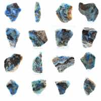 Rebanada de azurita malaquita para colección mineral