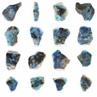 Rebanada de azurita malaquita para colección mineral