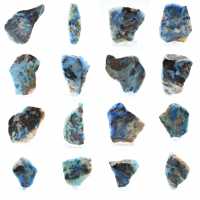 Rebanada de azurita malaquita para colección mineral