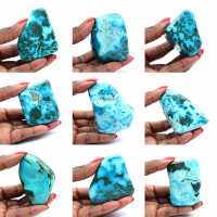 Piedra pulida en crisocola del Congo