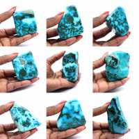 Piedra pulida en crisocola del Congo Piedra pulida en crisocola del Congo