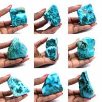 Piedra pulida en crisocola del Congo