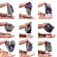 Rebanada natural de fluorita pirita ideal para colección Rebanada natural de fluorita pirita ideal para colección