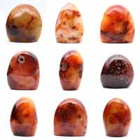 Cornalina pulida (pequeña pieza) - Mineral decorativo (Madagascar) Cornalina pulida (pequeña pieza) - Mineral decorativo (Madagascar)