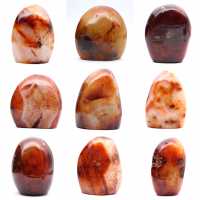 Cornalina pulida (pequeña pieza) - Mineral decorativo (Madagascar) Cornalina pulida (pequeña pieza) - Mineral decorativo (Madagascar)