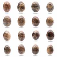 Piedra Lunar Negra - Huevo de Microclina 455 g