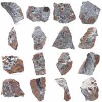 Pirolusita, ejemplar auténtico en matriz