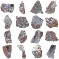 Pirolusita, ejemplar auténtico en matriz