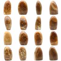 Piedra de calcita de miel natural Piedra de calcita de miel natural