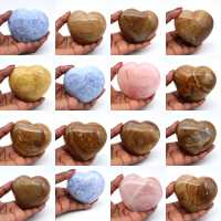 Corazón de calcita azul