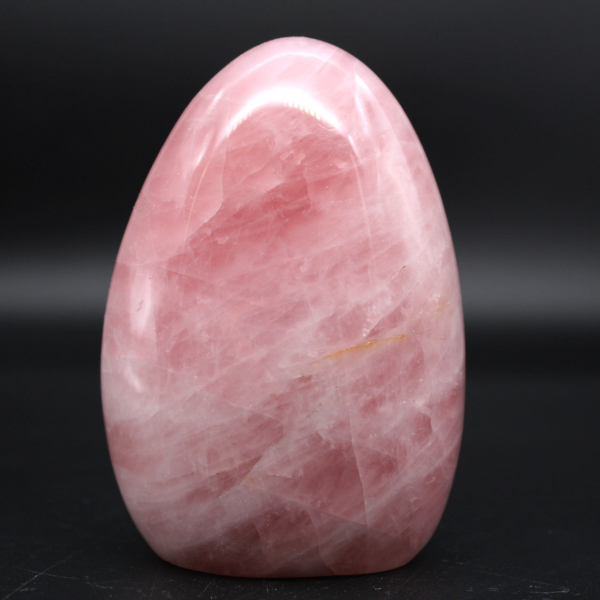 Piedra de cuarzo rosa natural