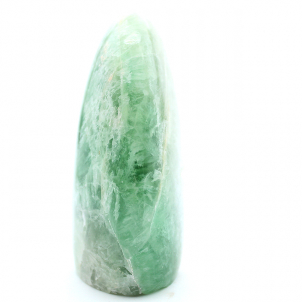 Piedra de fluorita verde natural