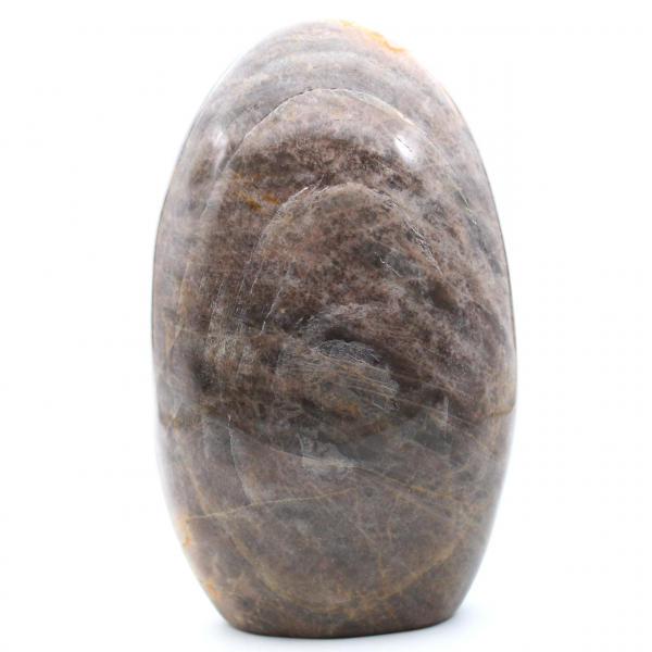 Microlina de piedra lunar negra de forma libre