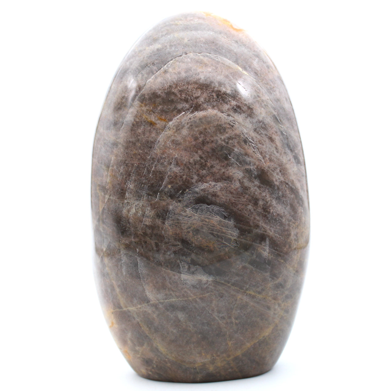 Microlina de piedra lunar negra de forma libre