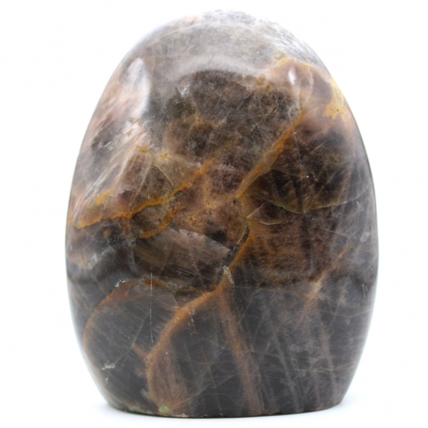 Piedra de microlina de piedra de luna negra de forma libre