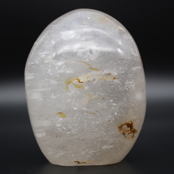 Piedra ornamental de cuarzo cristal de roca de Madagascar