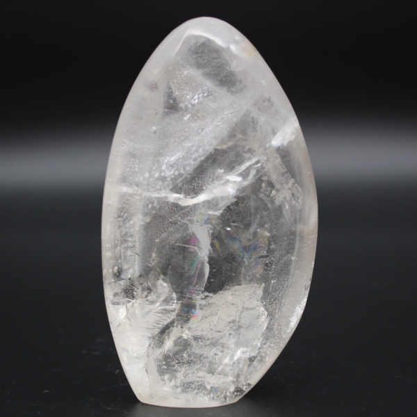 Piedra de cristal de roca de cuarzo de forma libre