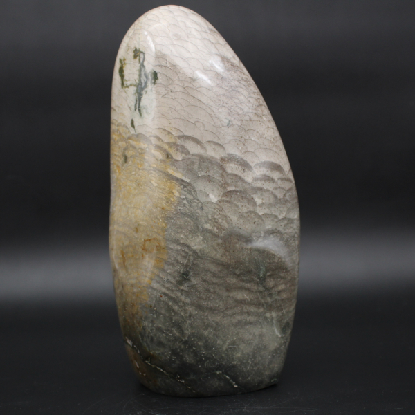 Piedra de jaspe con bandas grises de Madagascar