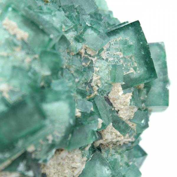 Piedra de cristal de fluorita verde de Madagascar