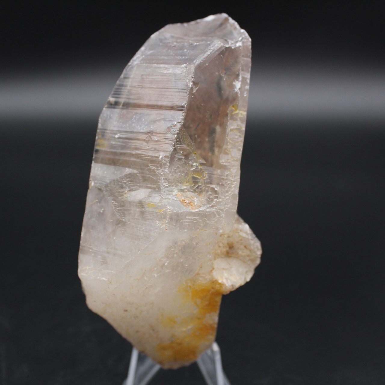 Cristal de cuarzo ahumado de Madagascar
