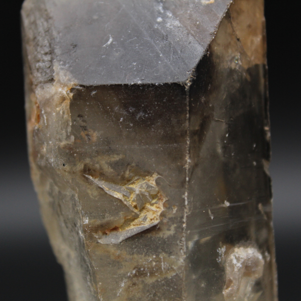 Cristal de roca ahumado natural