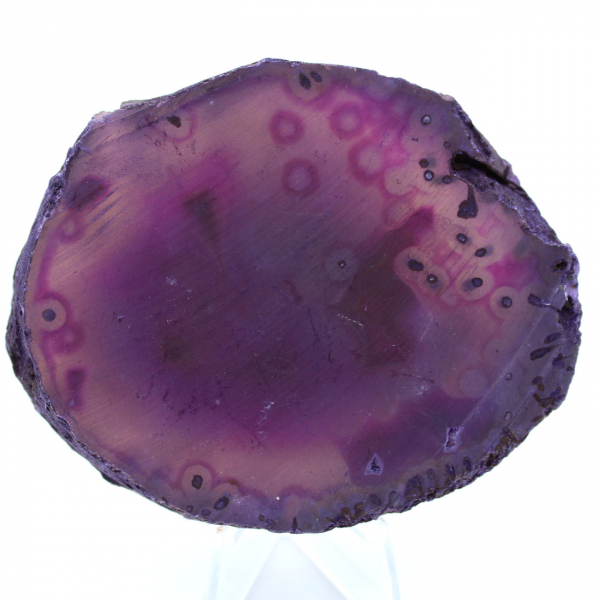 piedra de ágata morada
