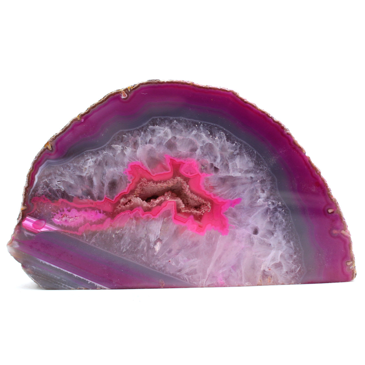 piedra de ágata rosa de brasil