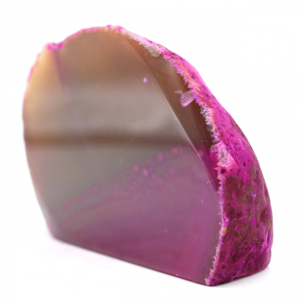 Piedra decorativa en ágata rosa