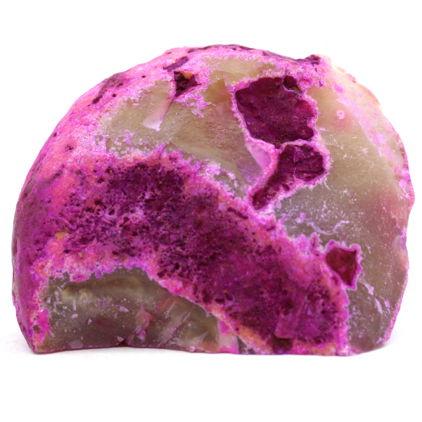 Piedra decorativa en ágata rosa