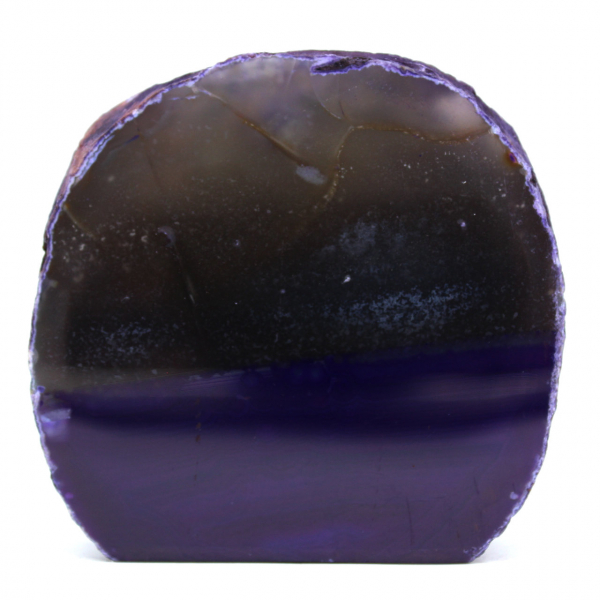 Piedra de ágata violeta de Brasil
