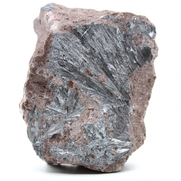 Roca de pirolusita en bruto