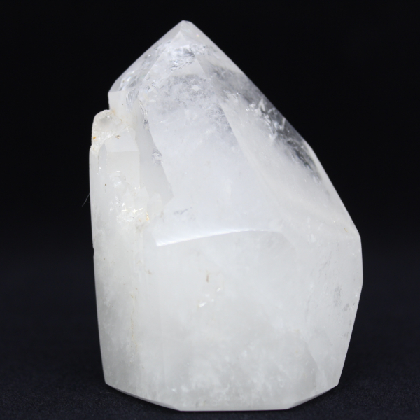 Prisma de cristal de roca para colección.