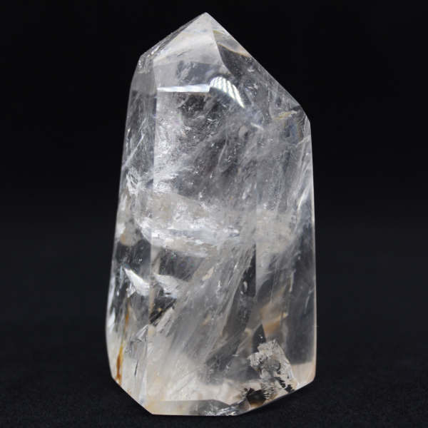 Prisma de cristal de roca para colección.