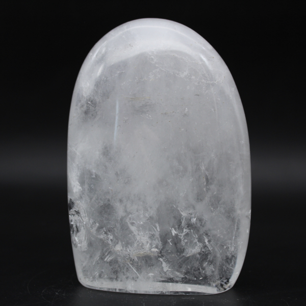 piedra de cristal de roca pulida