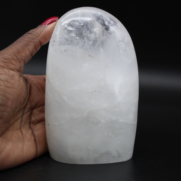 Piedra pulida de cristal de roca
