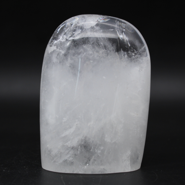 Cristal de roca pulido de forma libre